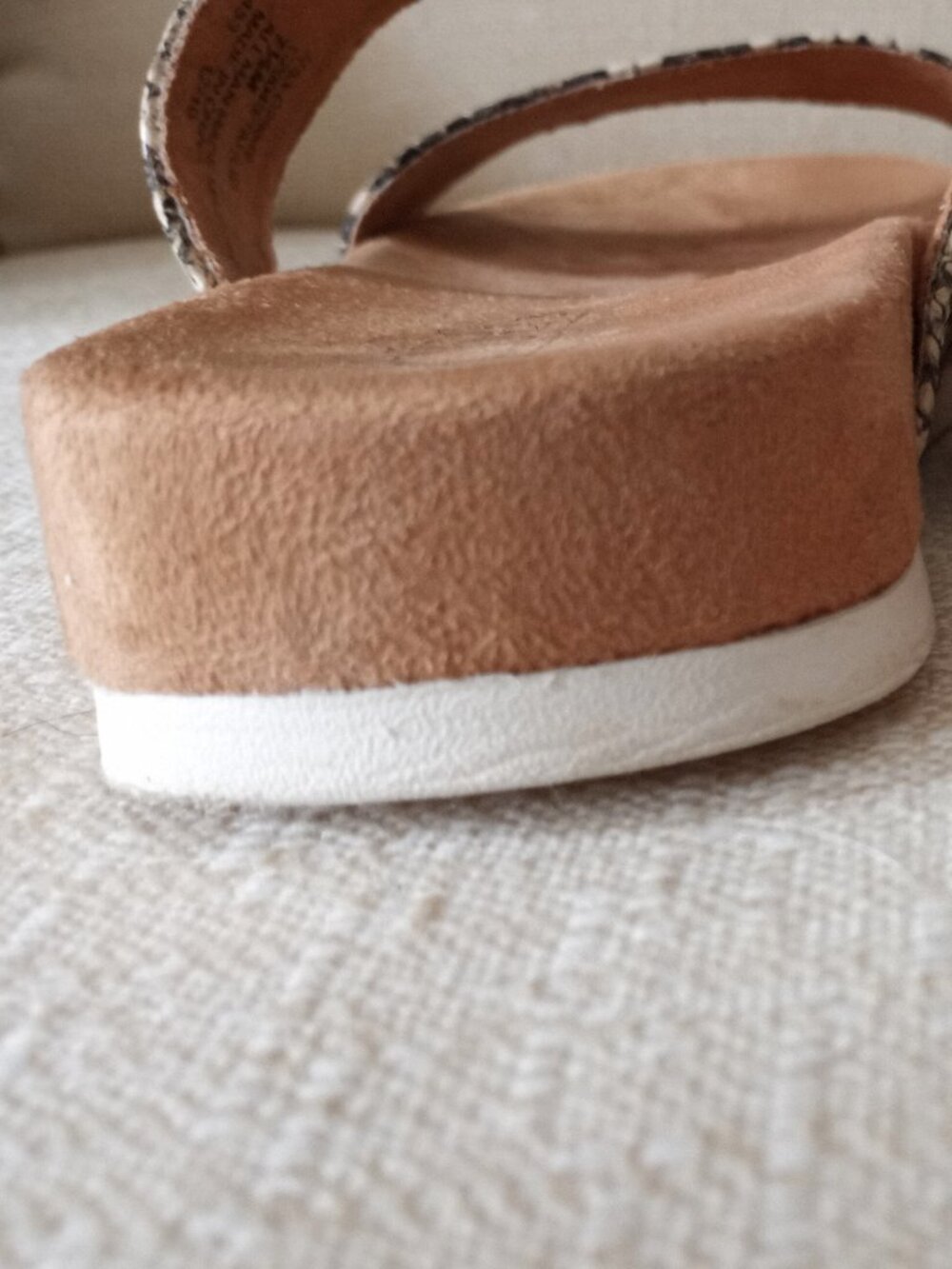 'CLIFFS' Faux reptile 'TAHLIE' Slide Sandal Size 7.5 EUC - Picture 10 of 15
